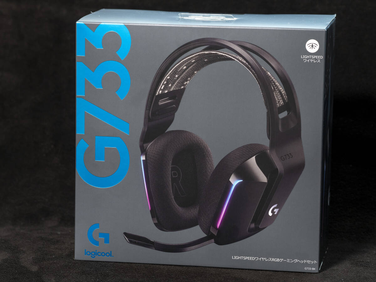 Logicool LIGHTSPEED wireless RGBge-ming headset G733-BK