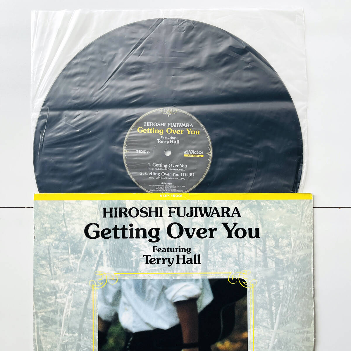 稀少 12インチレコード〔 藤原ヒロシ - Getting Over You 〕Hiroshi Fujiwara Featuring Terry Hall_画像3