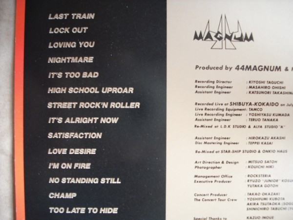 [44MAGNUM]*LIVE ACTⅡCD*(japametablizard)