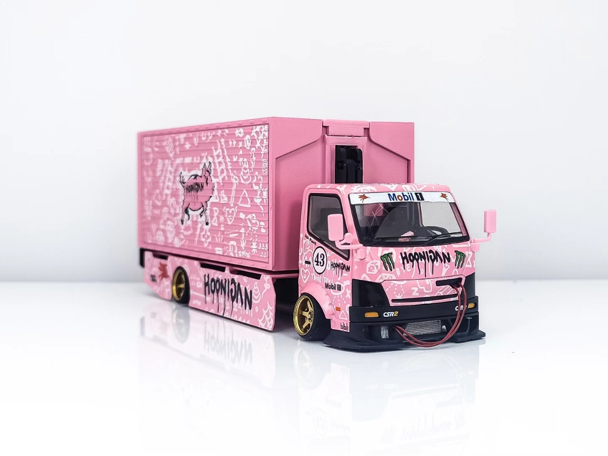1/64 custom truck pink 