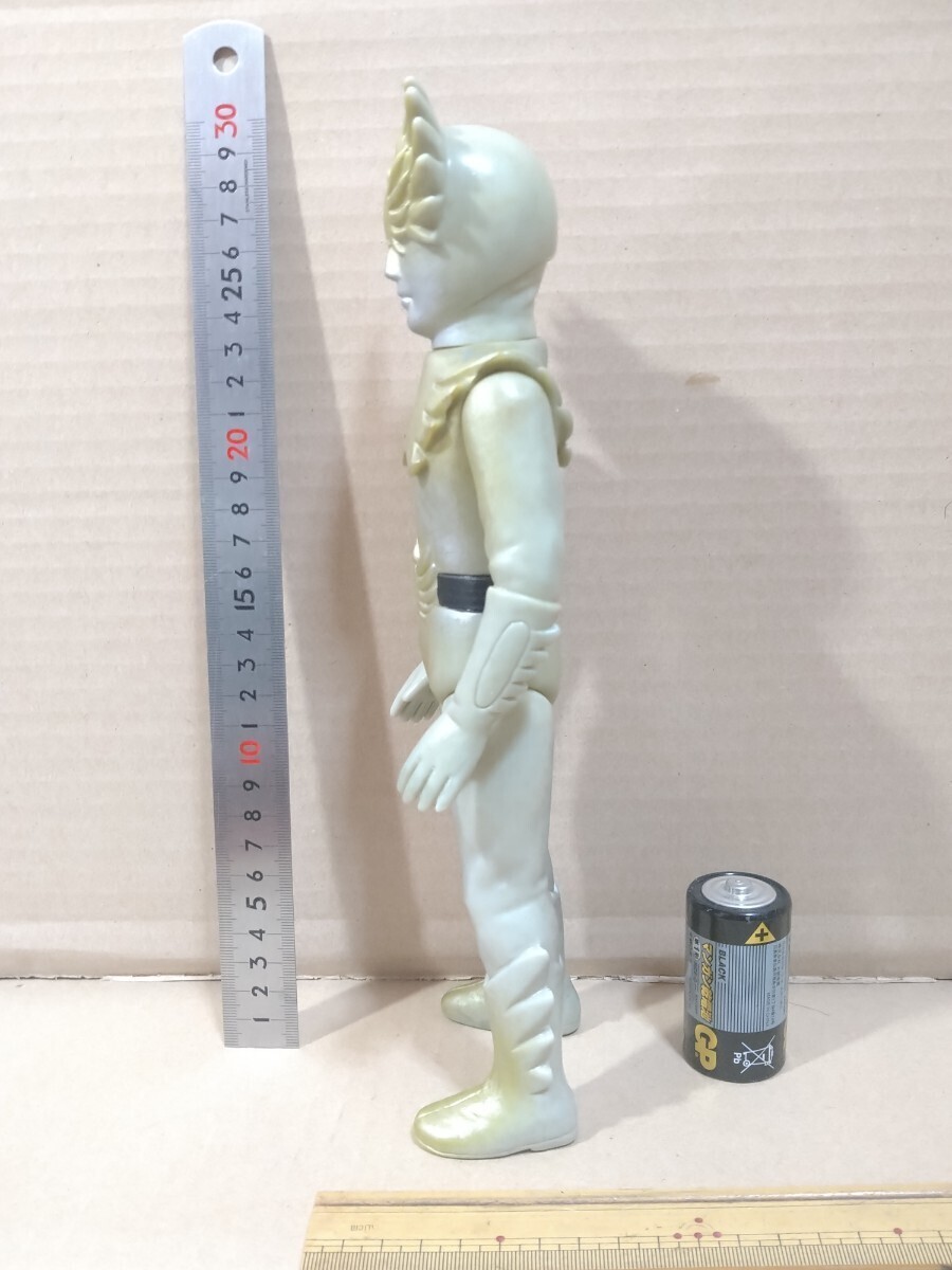 70 period broadcast that time thing Rainbow man yellow gold. .. sofvi dash 5 standard size 29.5cm Bandai,takatok made beautiful goods interval put on restoration have 