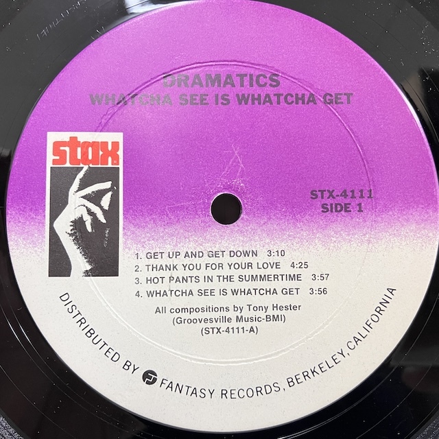 ★即決 DISCO Dramatics / Whatcha See is Whatcha Get STX-4111 d3107 米盤、80年代のリマスター盤 In the Rain収録_画像3