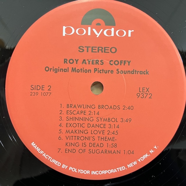 ★即決240514SOUL Roy Ayers ロイ・エアーズ Coffy 日本盤再発 LEX 9372_画像3