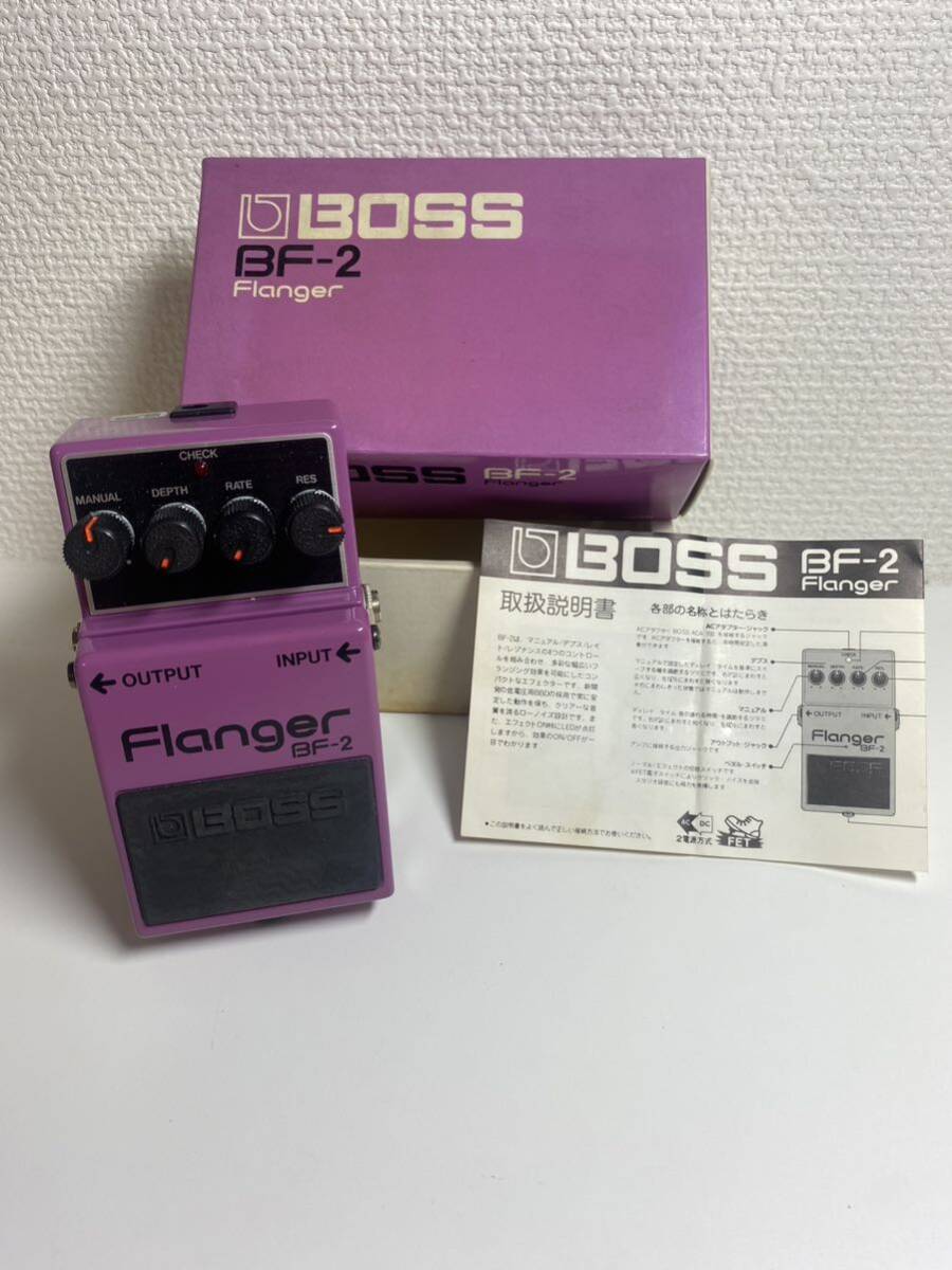 BOSS ボス Flanger フランジャー BF-2 エフェクター　【1円スタート】_画像1