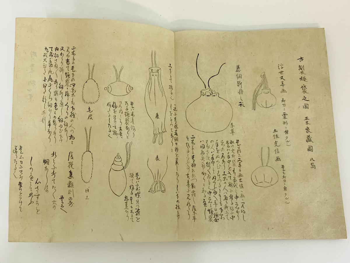 【洛座】江戸時代 安永年号 宇佐行事絵巻物等写 諸国生活絵本 古書 3冊＜◆748_画像9