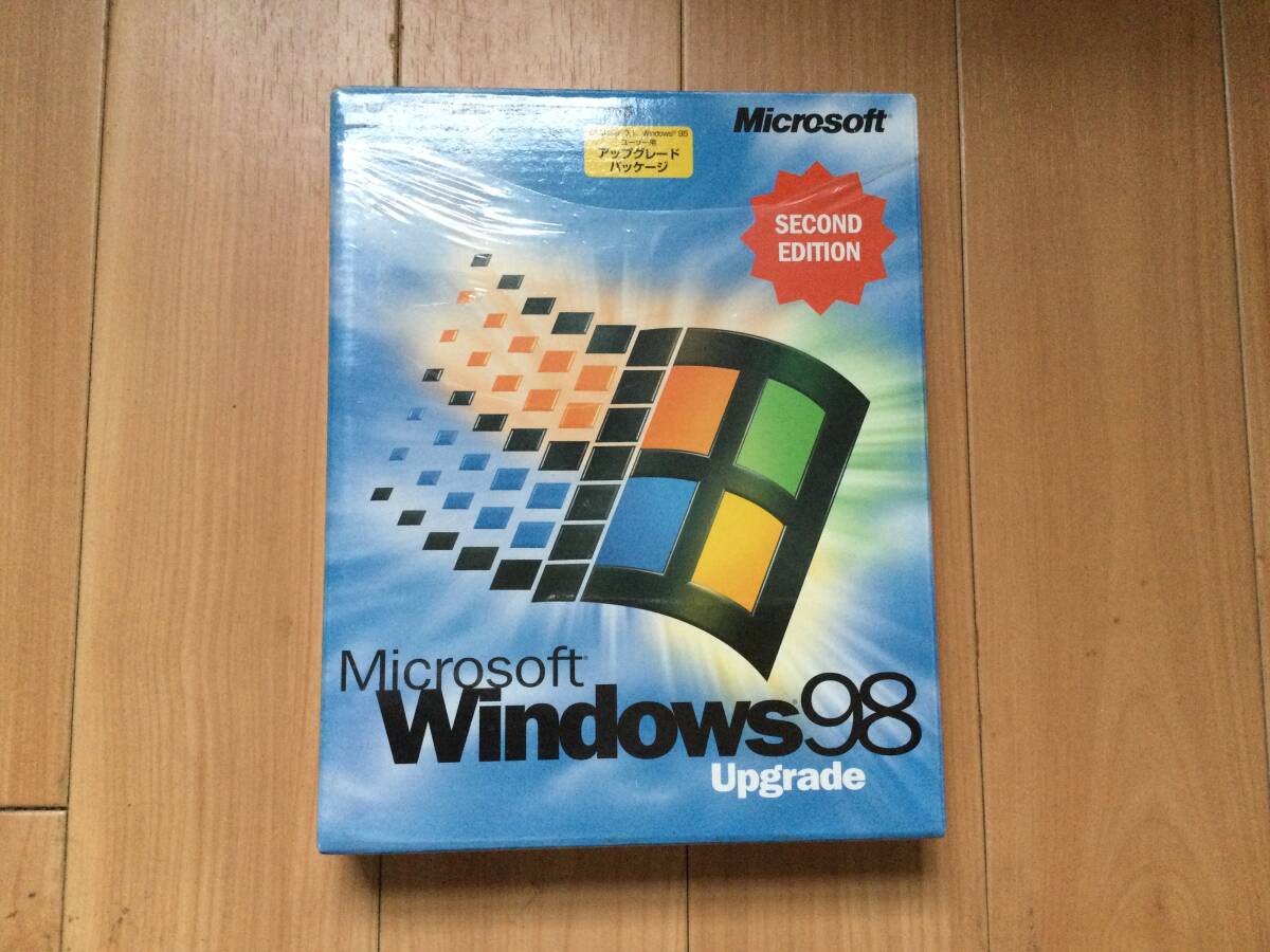 Windows98 Upgrade →→ Windows98SE PC/AT互換機、PC-9800シリーズ両対応 @開封済み・製品版一式@ プロダクトキー付き_実写