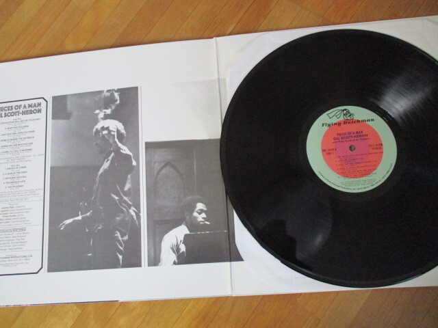 GIL SCOTT HERON, PIECES OF A MAN, US RE-LP, see opening jacket, rare glue b, ultimate beautiful goods 
