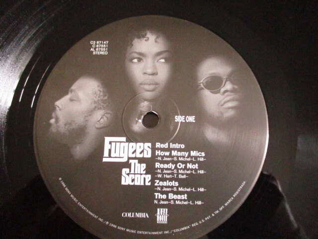 FUGEES, THE SCORE, US COLUMBIA ORG? 2x LP, 年代不明, 高音質プレス_画像3