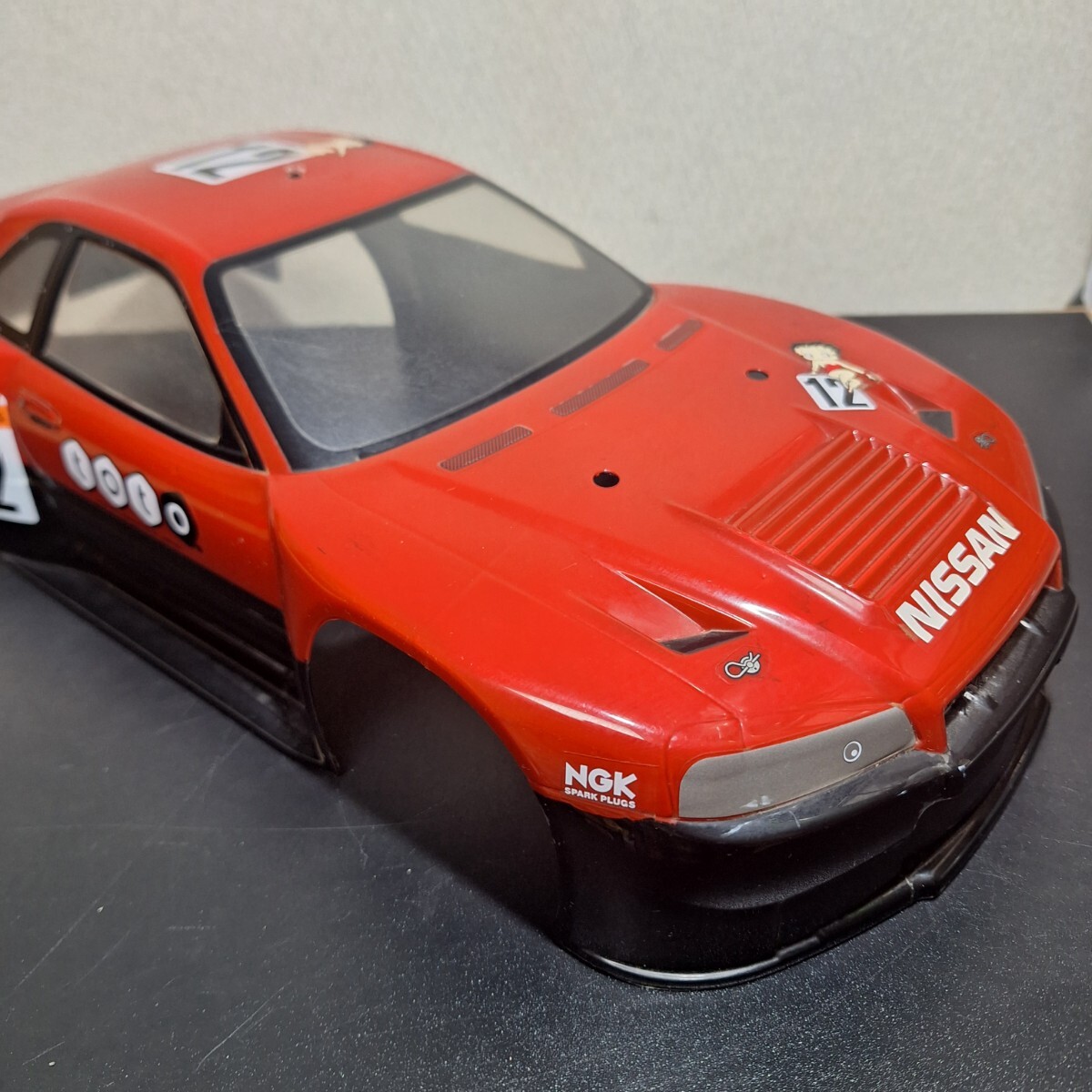 タミヤ 1/10  スカイライン GT-R R34 ラジコン、ボディ、中古 の画像7