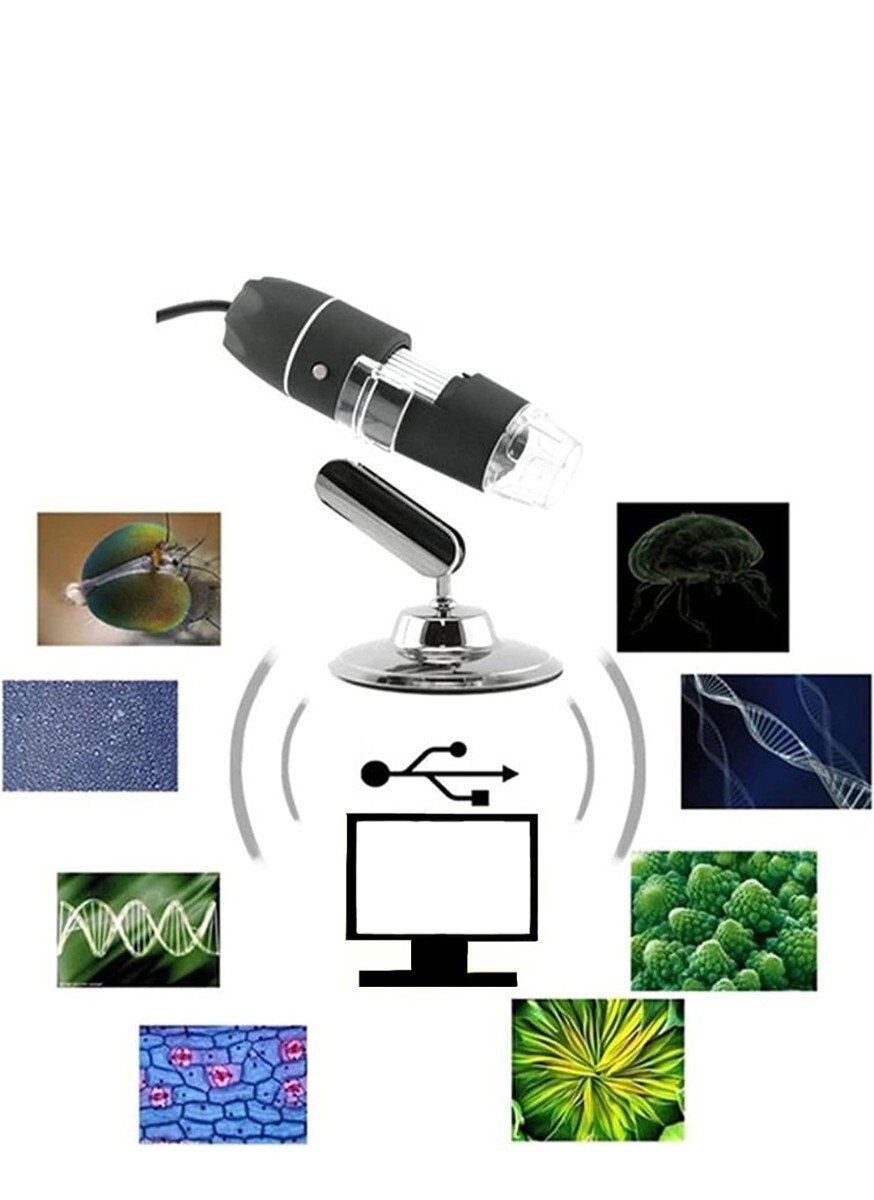 3-In-1 USB 顕微鏡 カメラ 50-1600倍 30万画素 デジタルマイクロスコープの画像6
