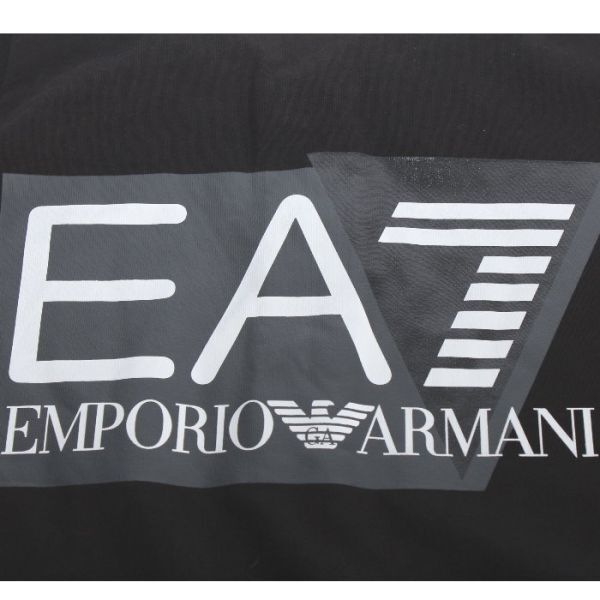 【CU】EMPORIO ARMANI エンポリオアルマーニ ポロシャツ ブラック 3DPF16 PJ03Z 1200 EA7 ロゴ イーグル スポーツ半袖 Tシャツ【L】_画像5