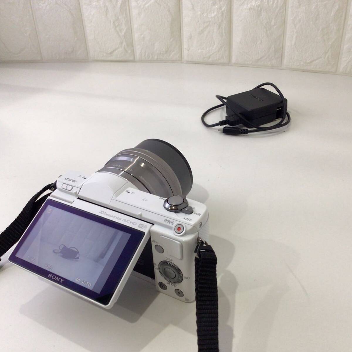 SONY デジタルカメラ α 5000 ILCE-5000 デジタル一眼 ホワイト E PZ 16-50mm F3.5-5.6 OSS SELP1650 ソニー レンズ 動作確認済み ナ19-8_画像9