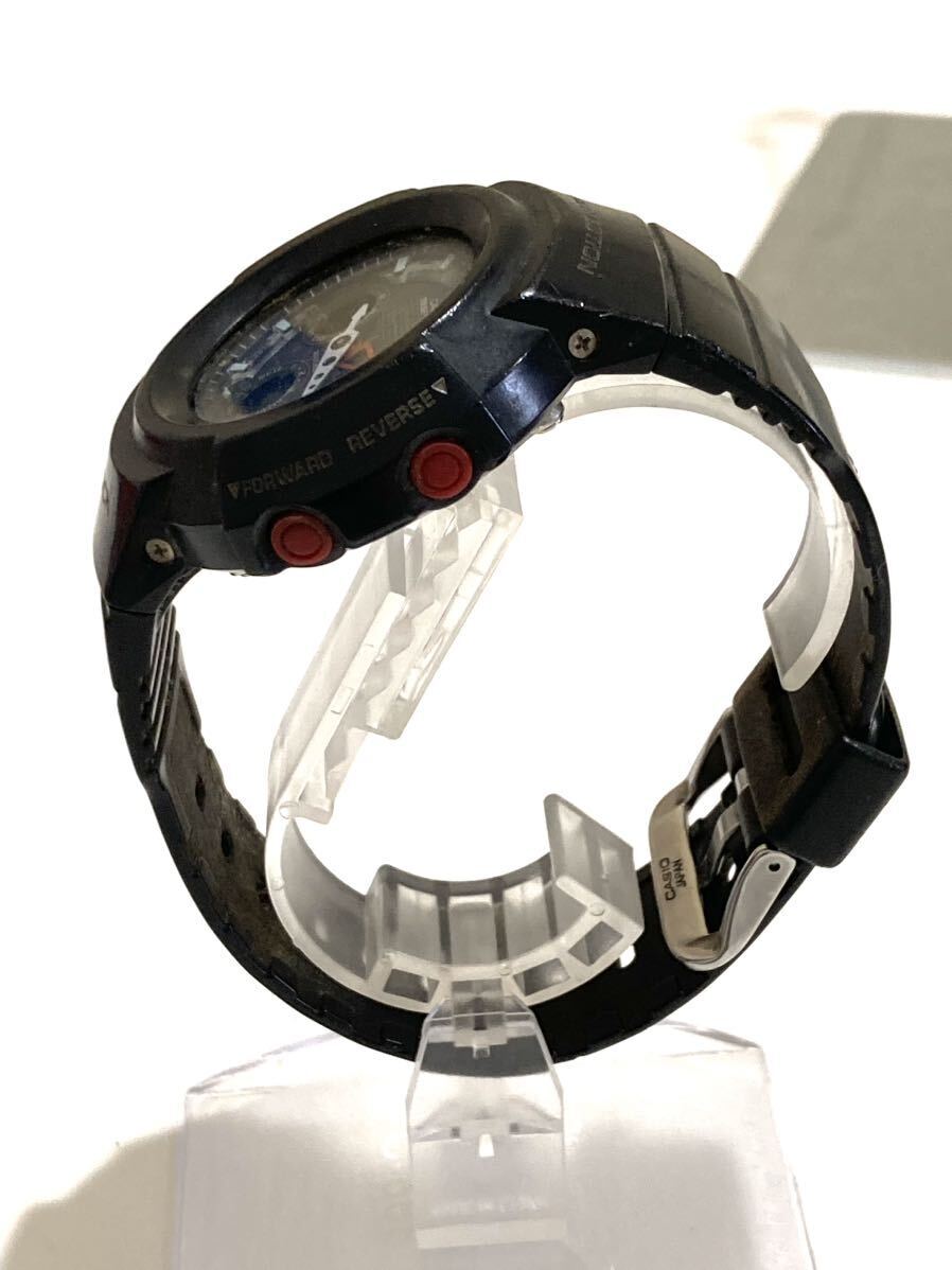 G-SHOCK CASIO カシオ ソーラー腕時計　ぶらっブラック AWG-500J-1AJF 作動品　ィ19-16_画像3