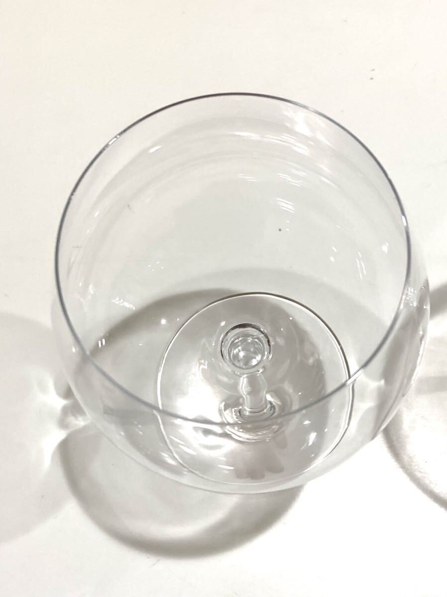 リーデル RIEDEL ワイングラス ペア 高さ20cm リム8.5cm クリスタルガラス　ドイツ　ヴィノム　ブルゴーニュワイングラス　イ26-17_画像3