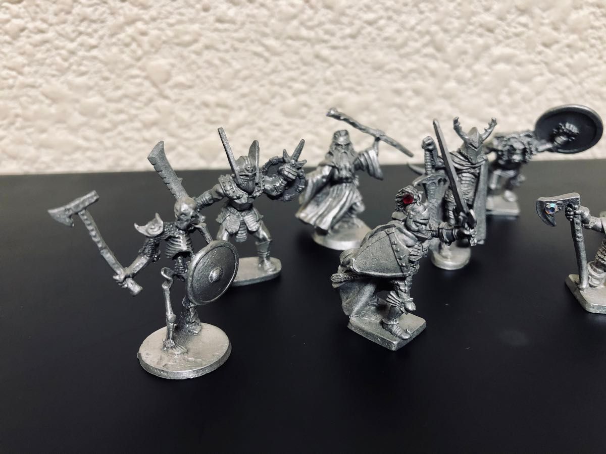メタルフィギュア ファンタジー系各種メタルミニフィギュア 9点 メタルフィギュア ファンタジー系各種メタルミニフィギュア 9点