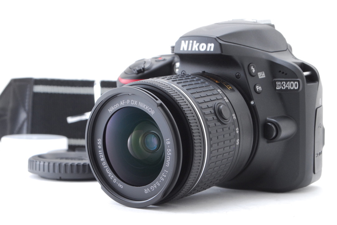 Nikon ニコン D3400 レンズキット 新品SD32GB付き ショット数2385回_画像1