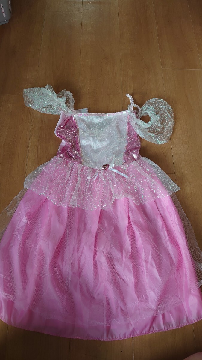 ドレス ピンク　プリンセス　ディズニー　110くらい_画像1