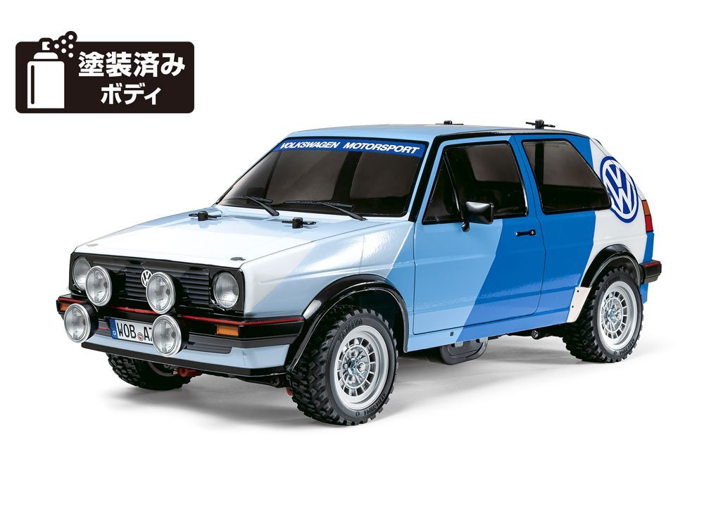 タミヤ 1/10RC フォルクスワーゲン ゴルフII GTI 16V ラリー (MF-01Xシャーシ) #58714_画像1