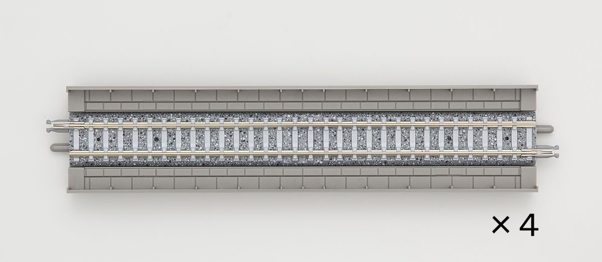 TOMIX 高架橋付PCレールHS158.5-PC(F)(4本セット) #1826_画像1