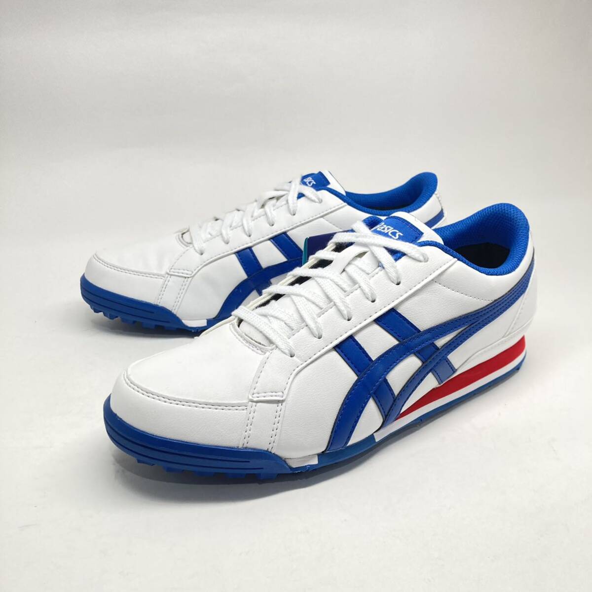 即決!良好! asics GEL-PRESHOT CLASSIC3 24.5cm 1113A009 / アシックス ゴルフシューズ ゲルプレショットクラシック3 トリコロール