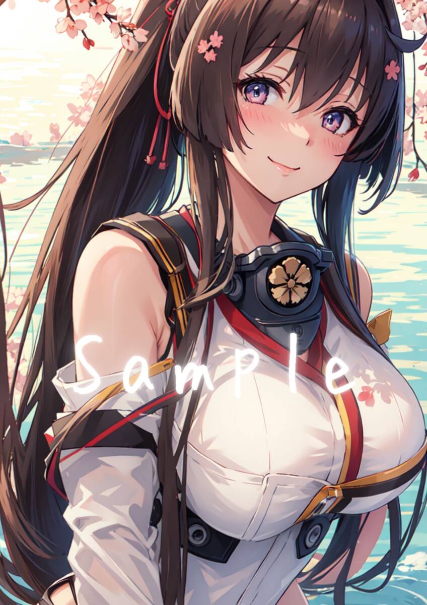 【高品質】大和 艦これ 艦娘 漫画 同人 コスプレ ポスター アート A4 アニメ イラスト No.135の画像1