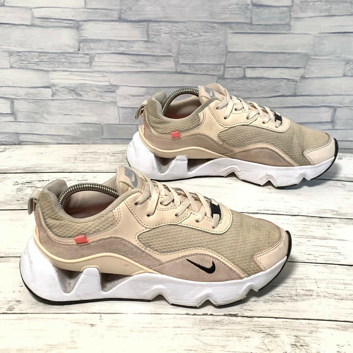 R6058bE NIKE ナイキ WMNS RYZ 365 2 ウィメンズライズ スニーカー レディース 24cm ピンク系 スウェード 厚底 CU4874-800_画像3