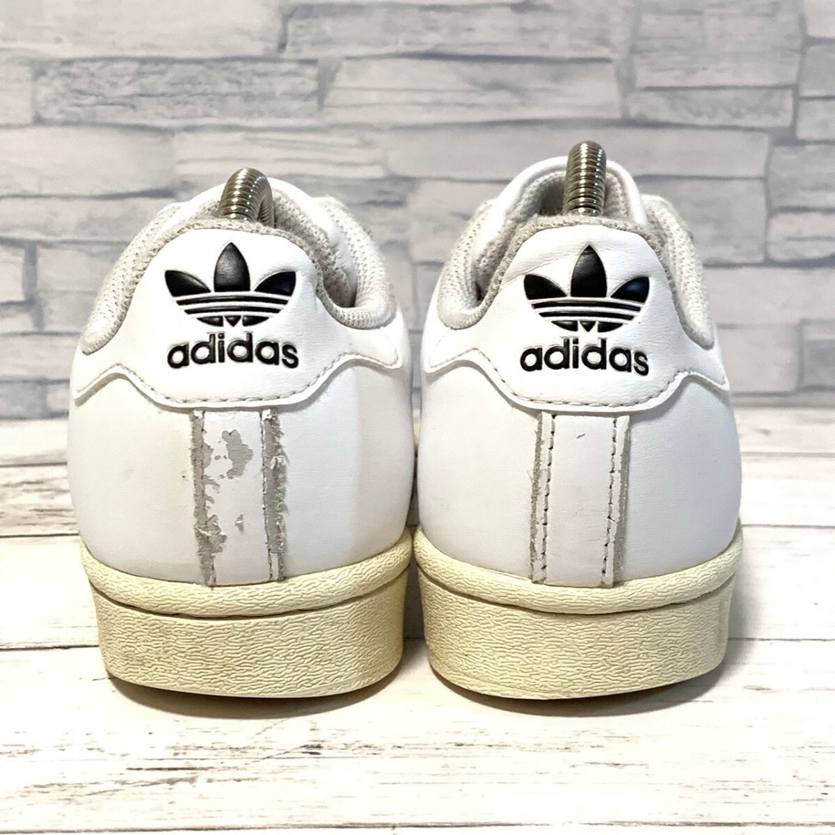 R6170bL adidas アディダス SUPERSTAR スーパースター GZ3615 ローカットスニーカー レディース 22cm キッズ ホワイト ADIDAS_画像3