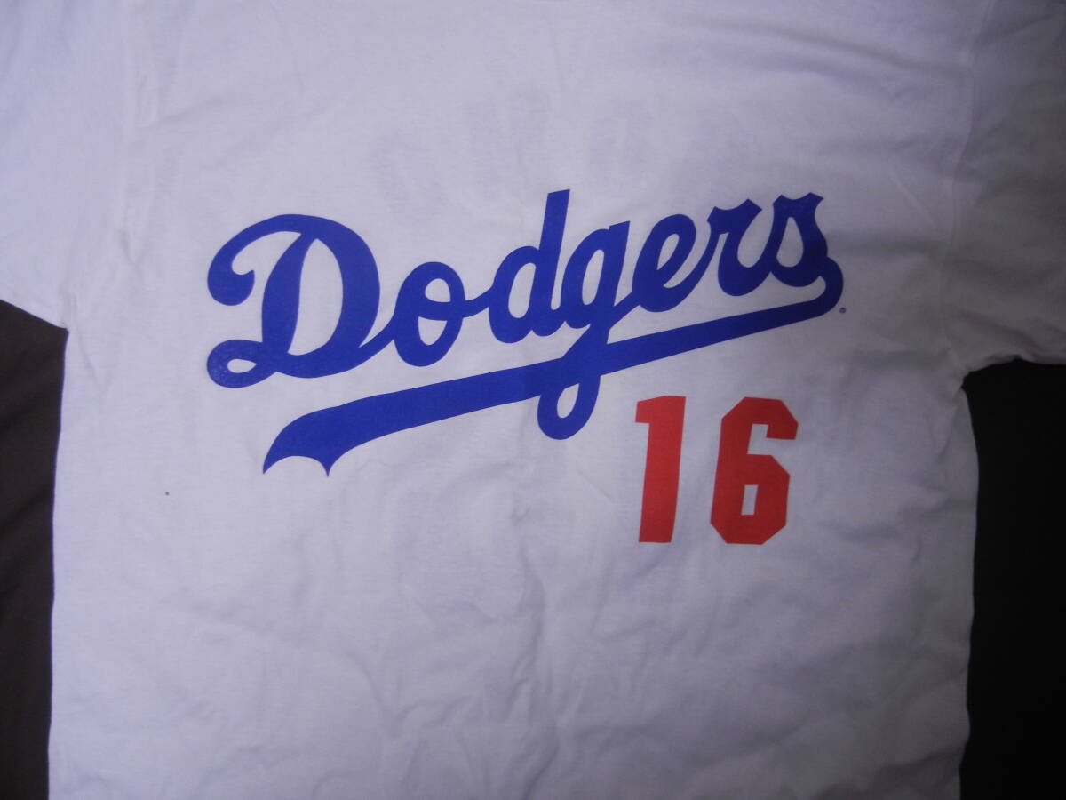 Dodgers ドジャース 野茂英雄 NOMO 背番号16「STRTER MADE IN USA」 Tシャツ ユニホーム サイズLの画像2