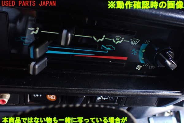 5UPJ-10696066]ランクル70系(HZJ77V(改))エアコンスイッチ1 中古_画像4