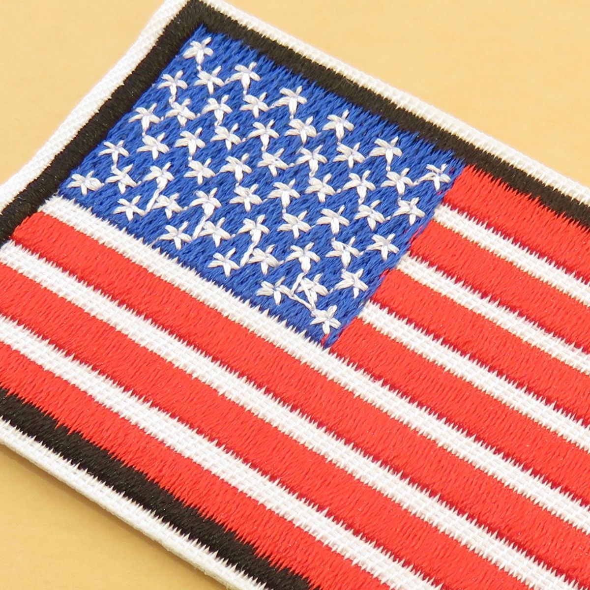 アメリカ 国旗 刺繍 アイロン ワッペン アップリケ USA 手芸用品 アレンジ patch 星条旗