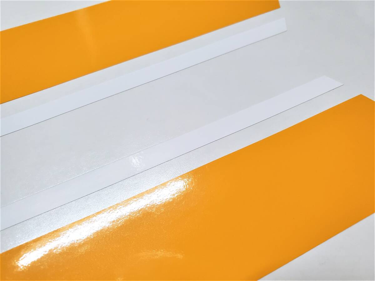 Z1・Z2共通 タイガーライン デカールフルセット 2色タイプ イエロー/ホワイト（黄/白）色変更可 外装ステッカー_画像2