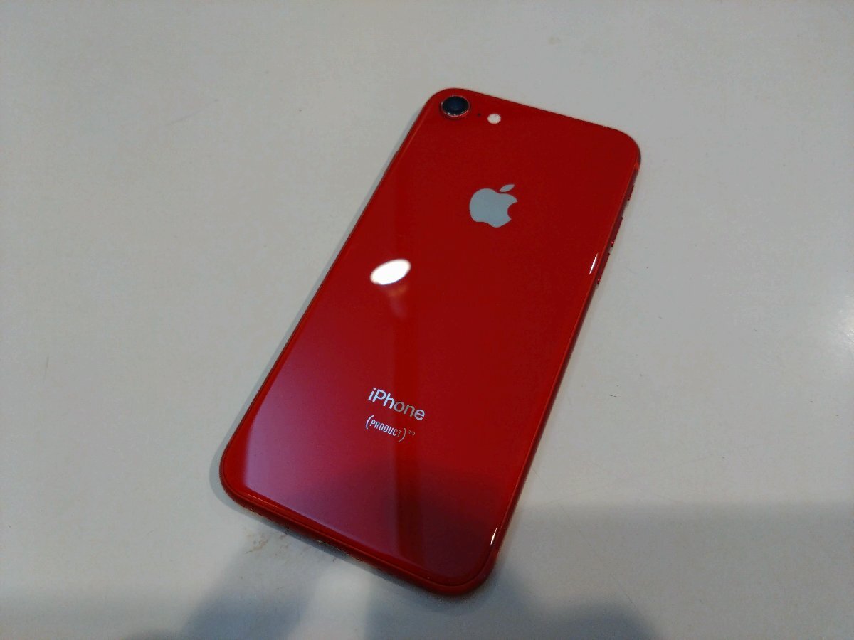 SIMフリー☆Apple iPhone8 256GB レッド 中古品 本体のみ☆_画像2