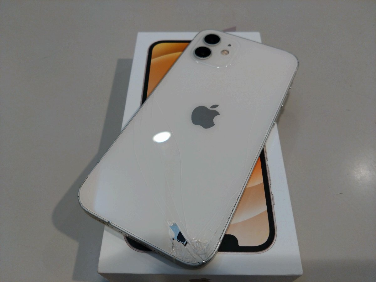 SIMフリー☆Apple iPhone12 64GB ホワイト 中古品☆_画像2