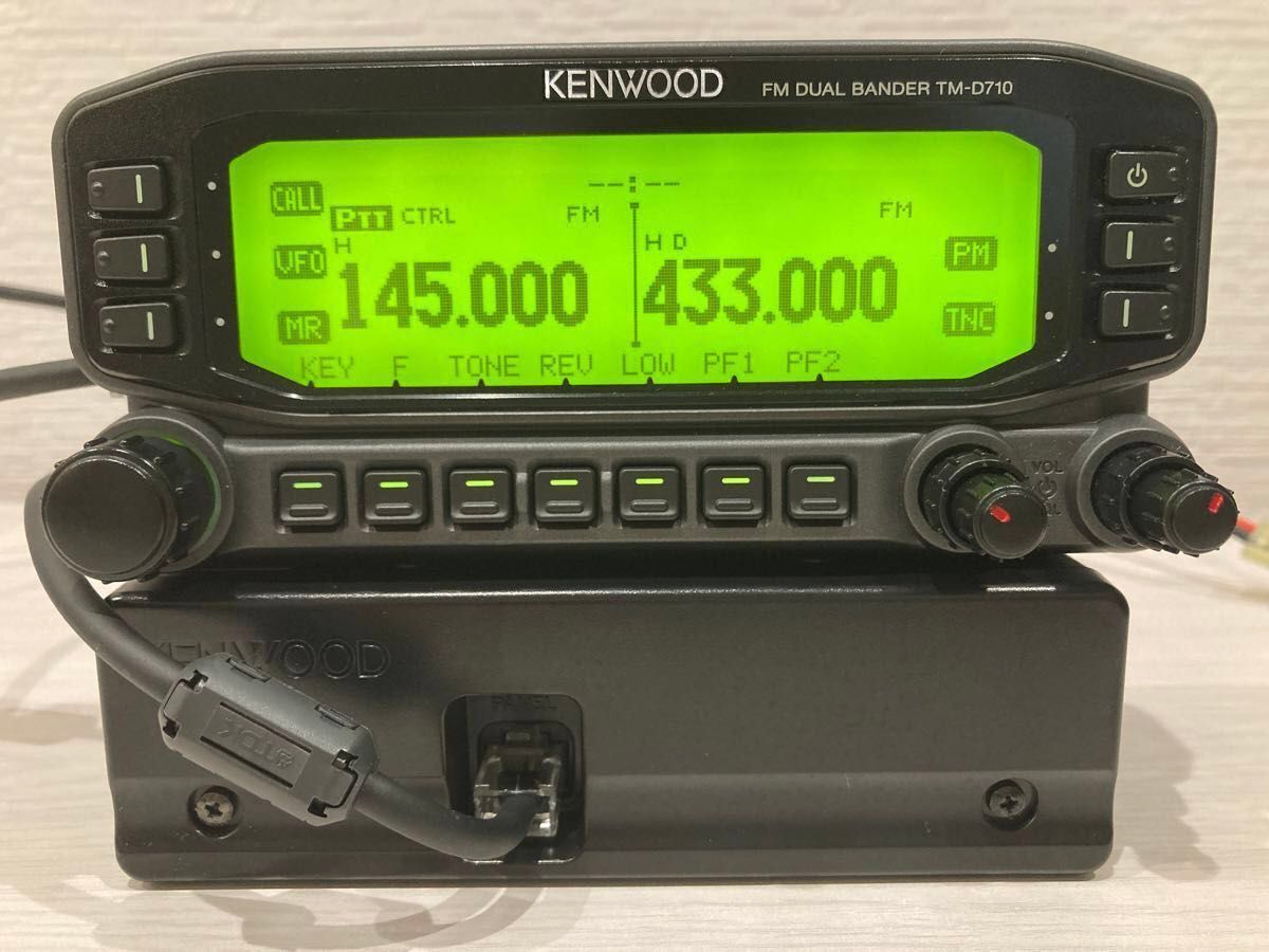 ♪美品　動作ok TM-D710S Kenwood 144/430MHz  デュアルバンド 50W APRS/モデム