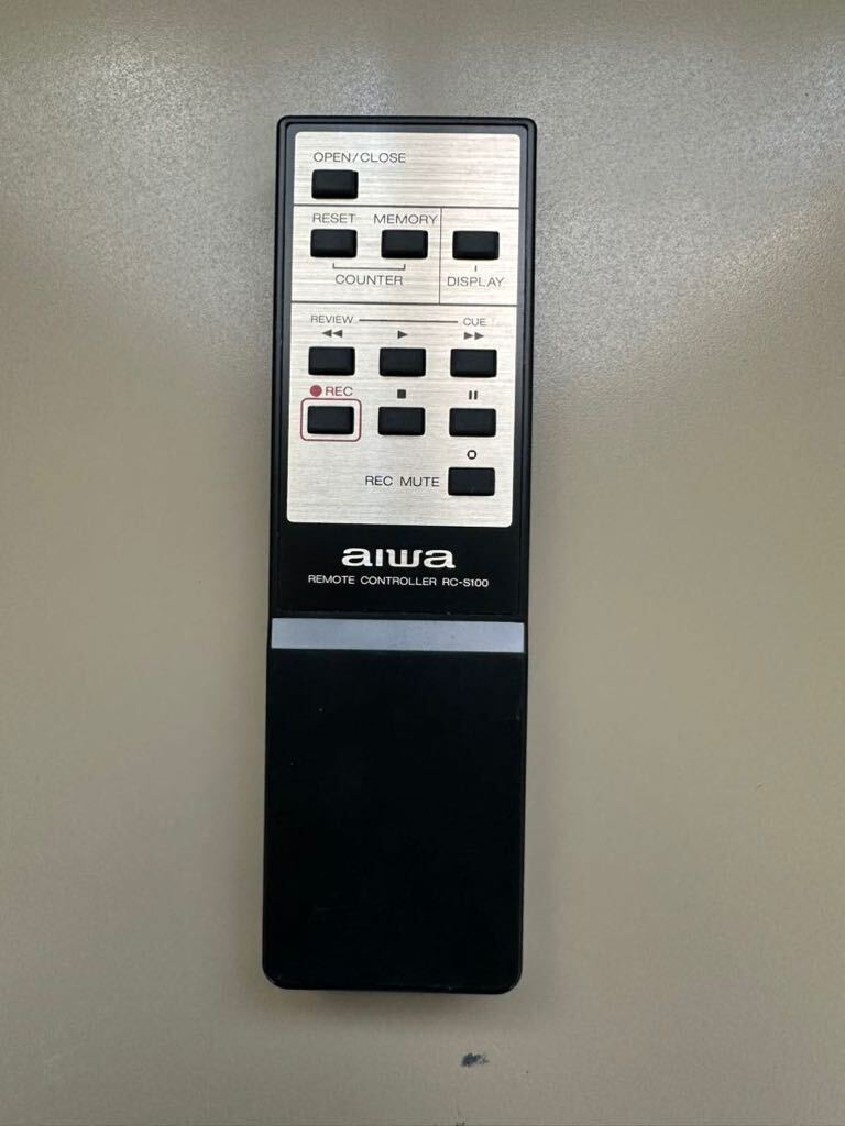 AIWA XK-S9000 cassette deck remote control attaching 