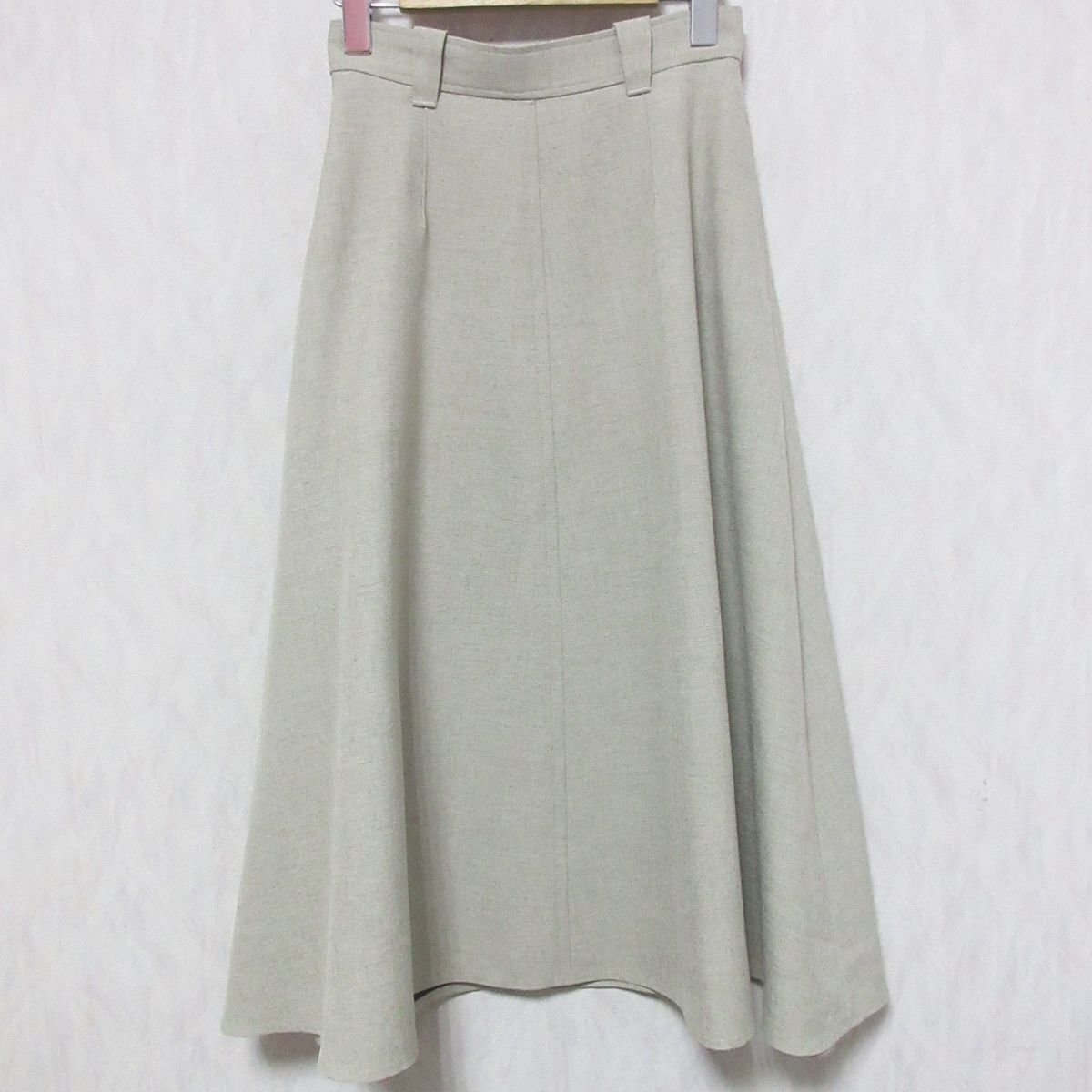  beautiful goods IENA Iena maxi height TA bonding skirt 36 beige *