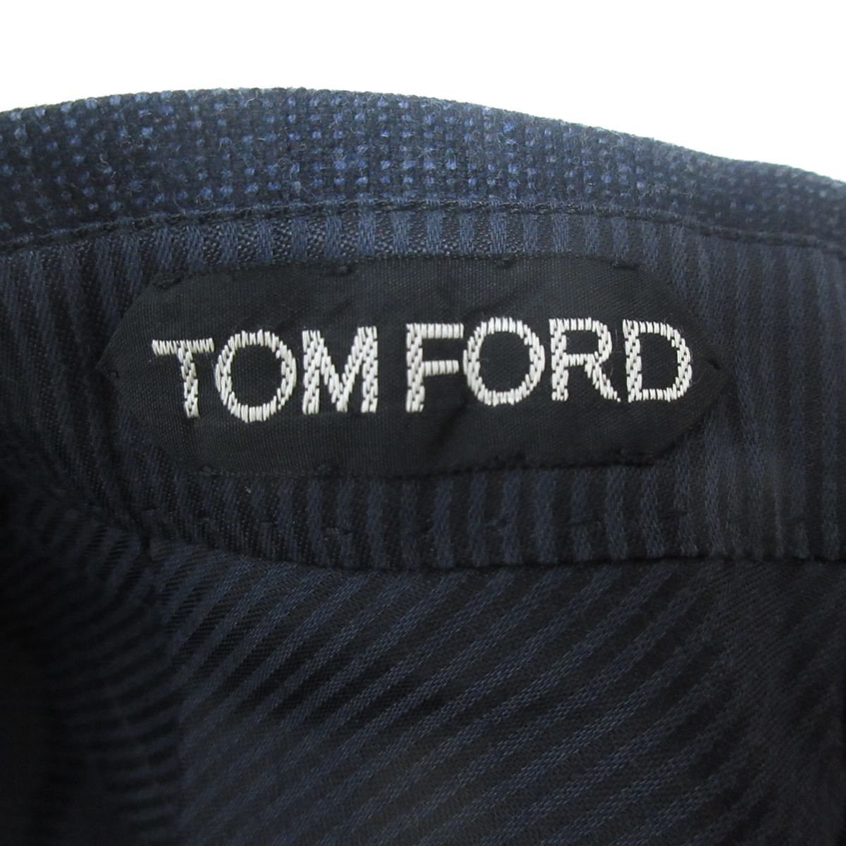  beautiful goods TOM FORD Tom Ford cashmere Blend center Press slacks pants size 46 navy 