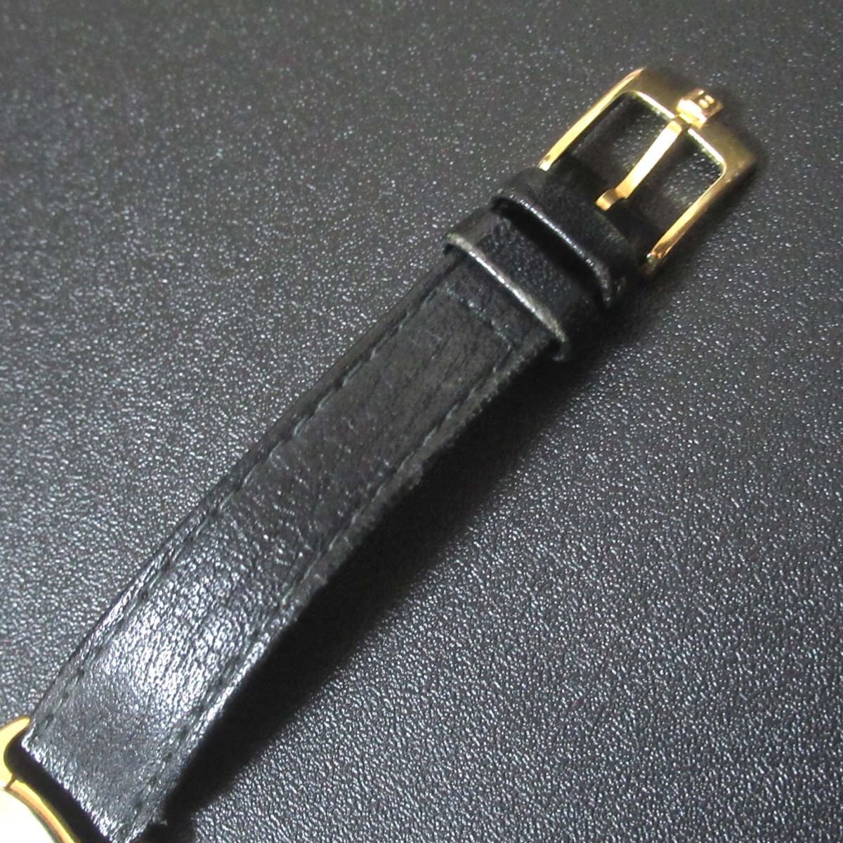  beautiful goods BALLY Bally quartz 2 hands type leather belt lady's watch wristwatch 13.01 white face × black belt 