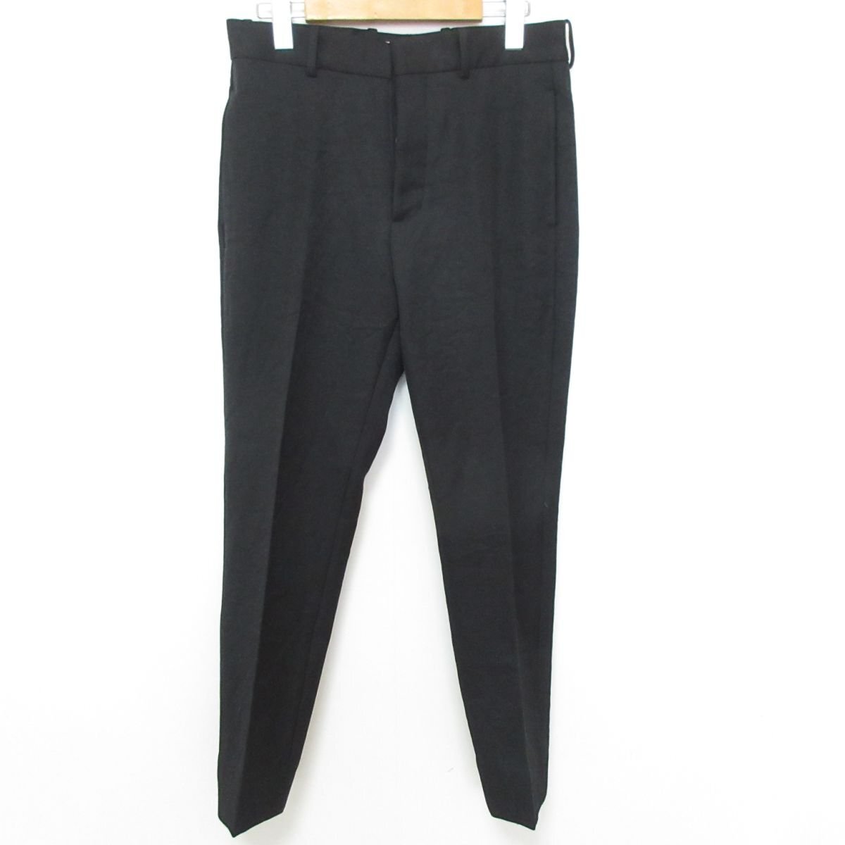  beautiful goods 19SS MARNI Marni center Press stretch tapered pants slacks pants size 44 black 