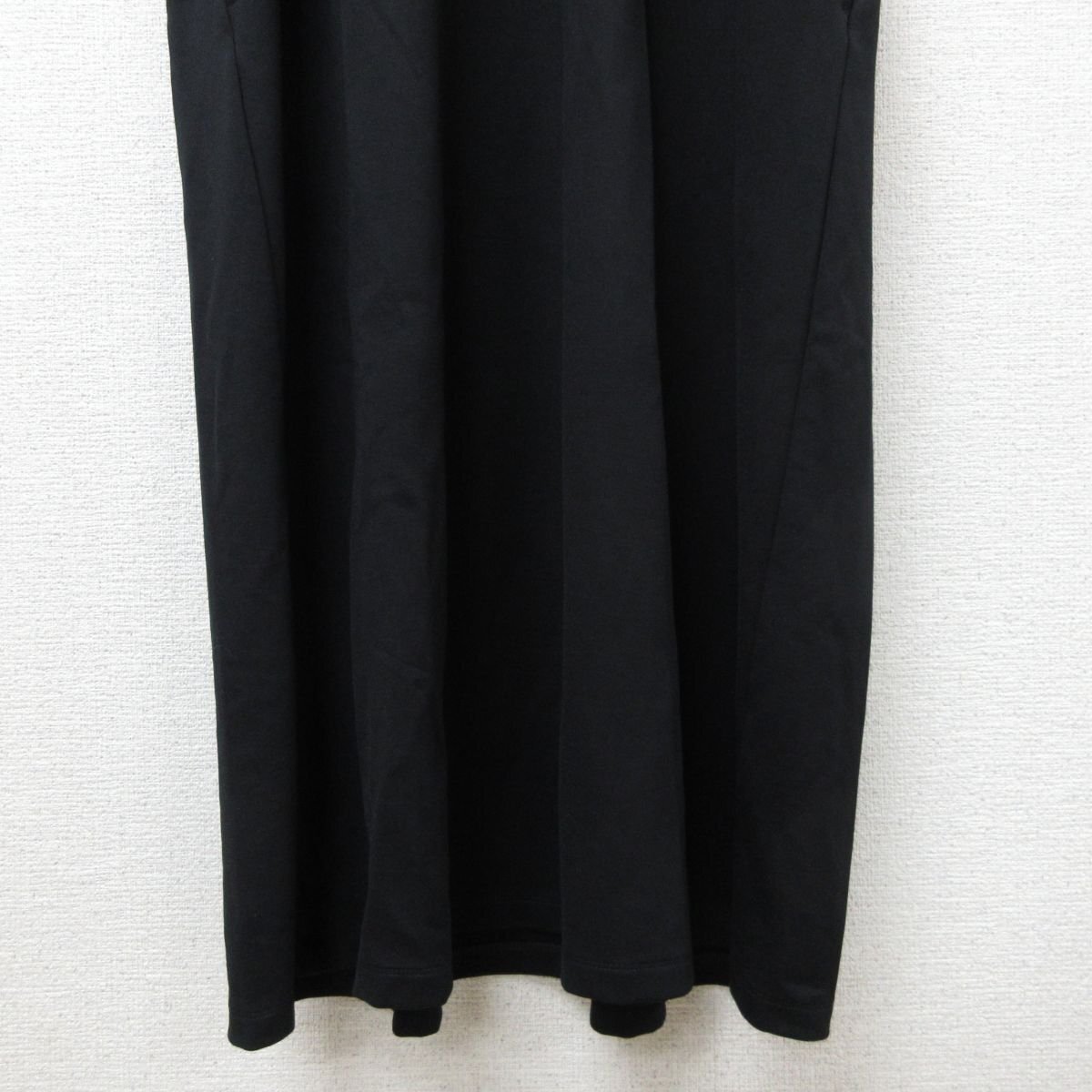  beautiful goods Kumikyoku k Miki .k back gya The -T One-piece French sleeve short sleeves A line long height large size 5 black *