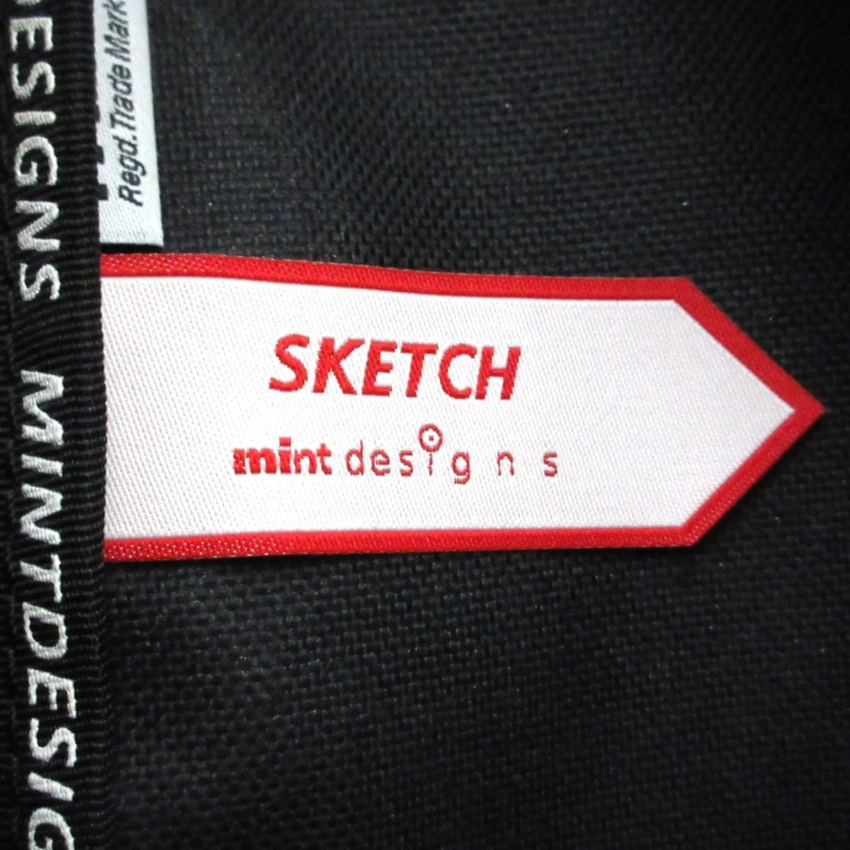  прекрасный товар SKETCH mintdesign скетч мята дизайн zMEDICOM TOY FABRICK серии поясная сумка сумка "body" черный *
