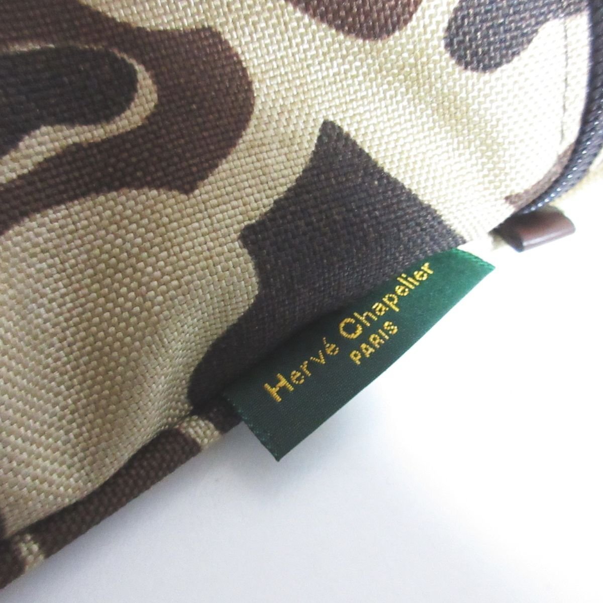  прекрасный товар Herve Chapelier Herve Chapelier Duck Hunter утка камуфляж рисунок PC сумка портфель бежевый *