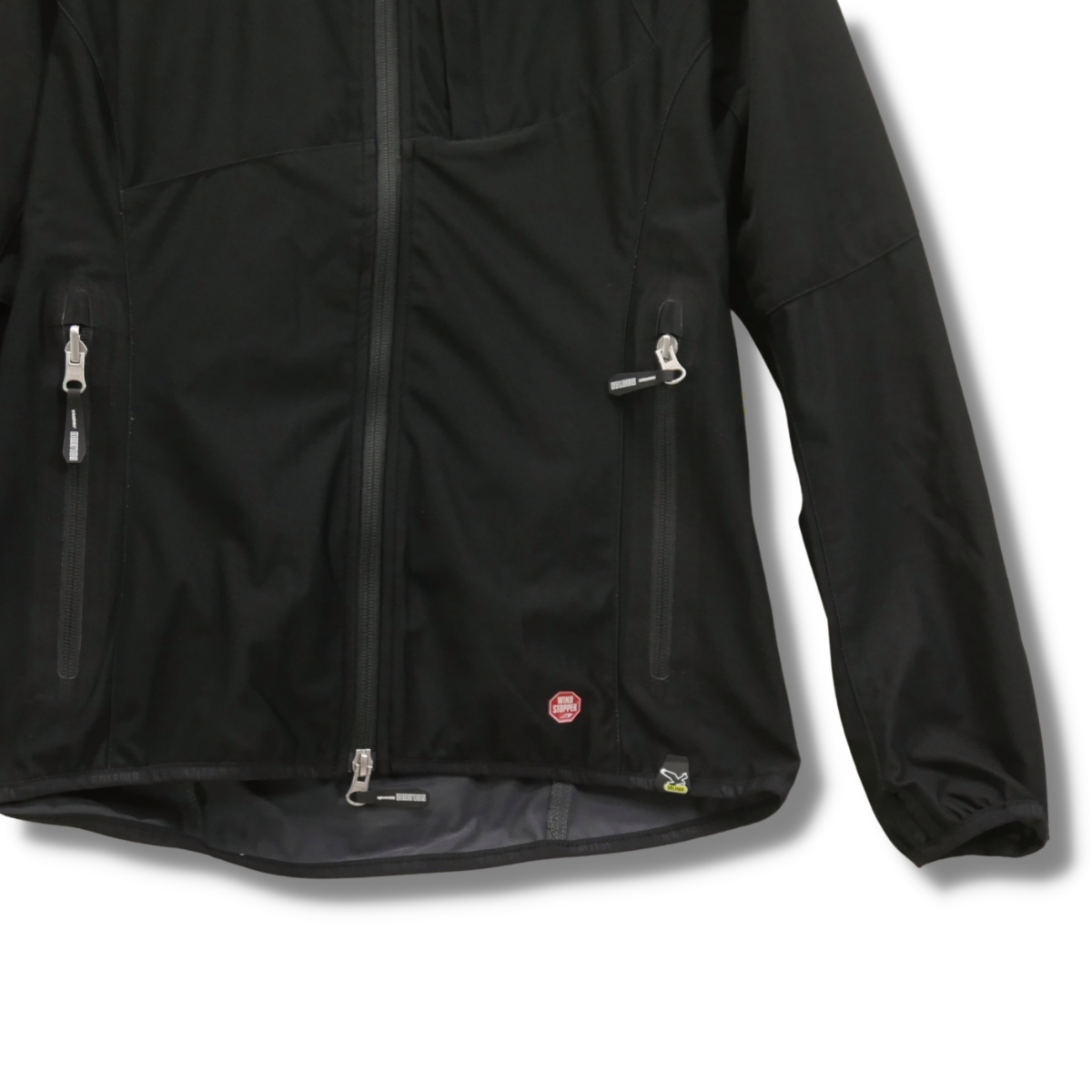 即決☆サレワ W's ウインド ストッパー ジャケット BLK/XLサイズ 送料込み ウイメンズ レディース 防風 トレッキング 登山 女性用 ブラック