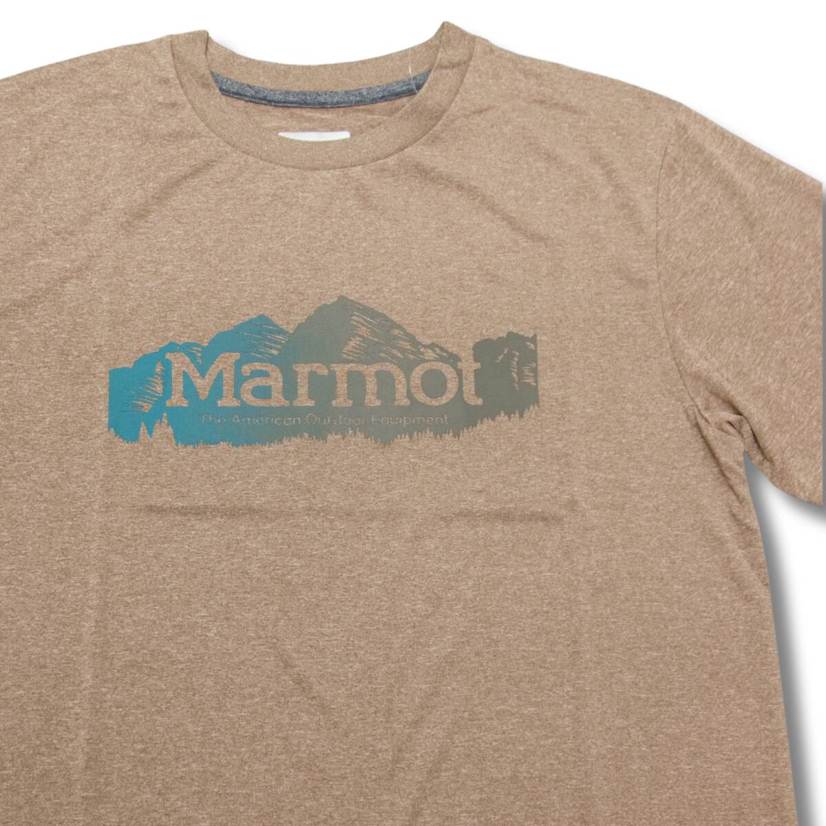 即決☆マーモット Maroon Bells 半袖Tシャツ CY/Mサイズ 送料無料 速乾吸汗 UPF30 コヨーテ_画像3