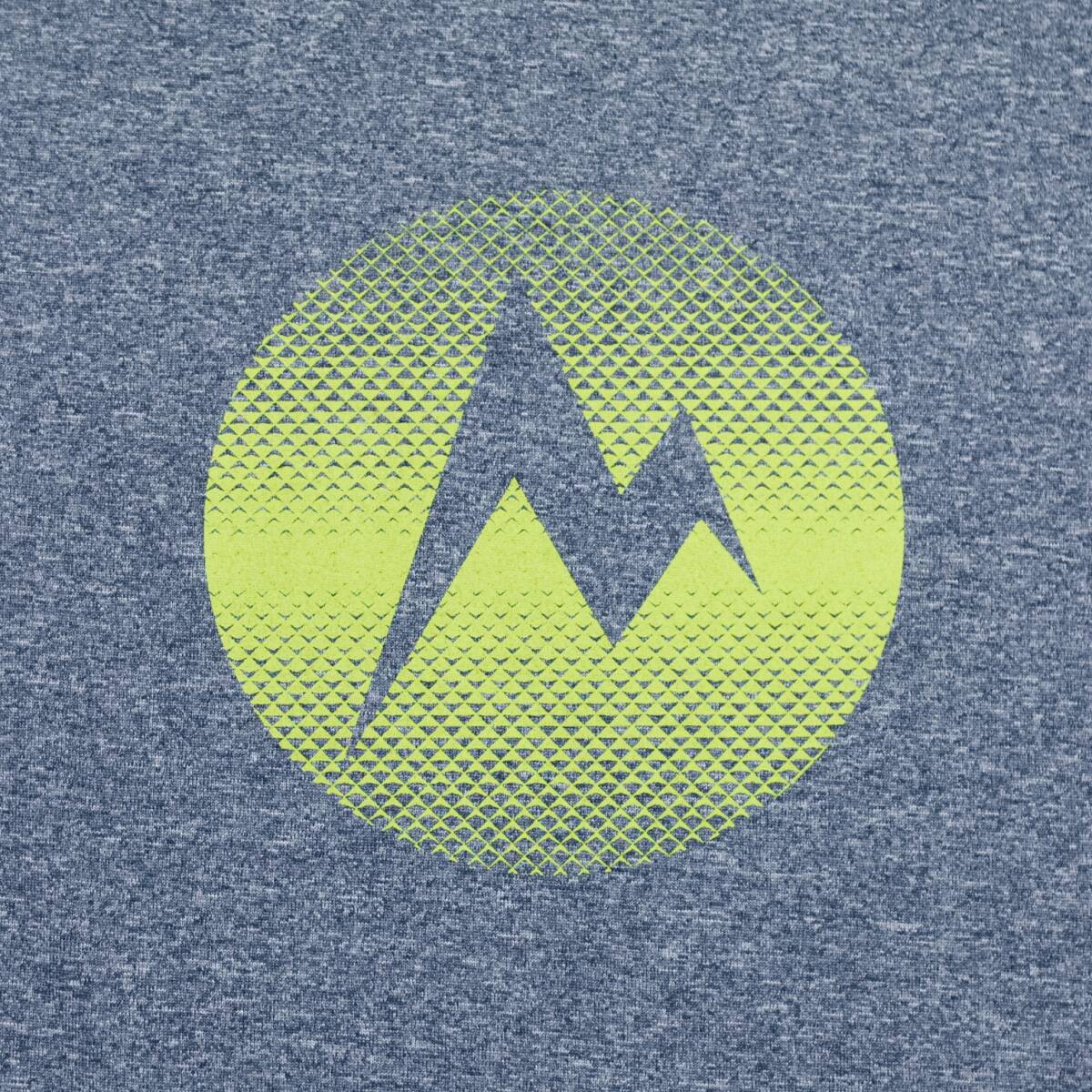 即決☆マーモット MARK ロゴ 半袖Tシャツ DN/XLサイズ 送料無料 速乾吸汗 UPF30 キャンプ ネイビー 紺 Marmot_画像4