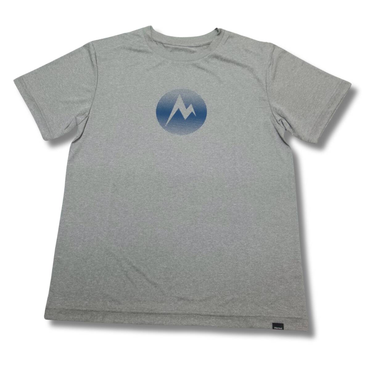 即決☆マーモット MARK ロゴ 半袖Tシャツ GY/XLサイズ 送料無料 速乾吸汗 UPF30 キャンプ グレー 灰色 Marmot_画像7