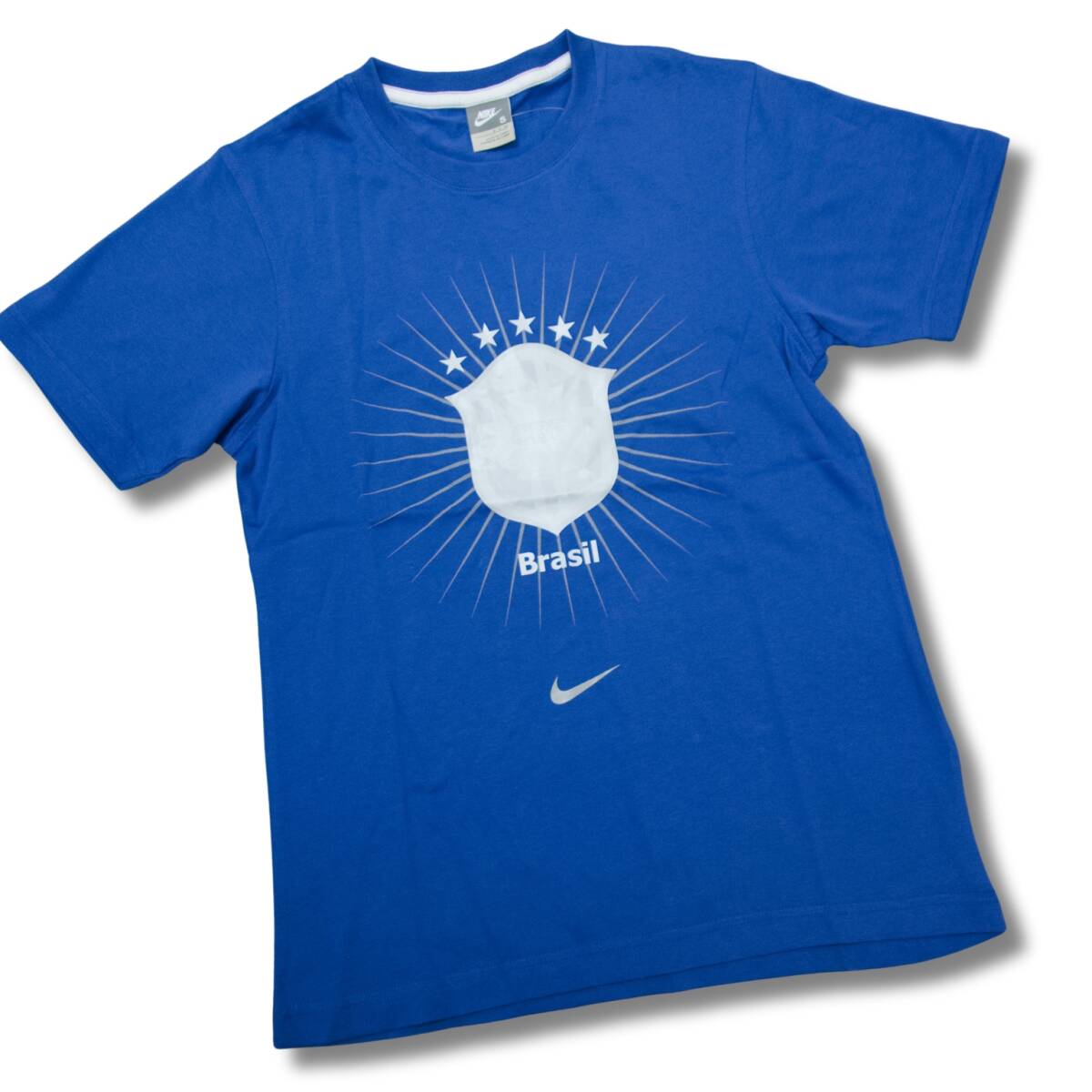 即決☆ナイキ ブラジル代表 Tシャツ BLU/ US Mサイズ 日本サイズ L 送料無料 半袖 国内正規品 NIKE_画像3
