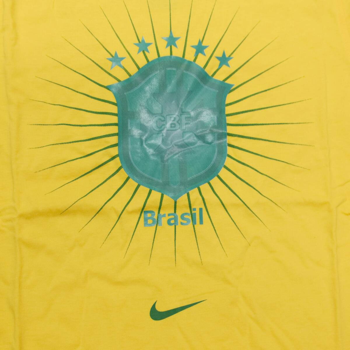 即決☆ナイキ ブラジル代表 Tシャツ YLW/ US Sサイズ 日本サイズ M 送料無料 半袖 国内正規品 NIKE
