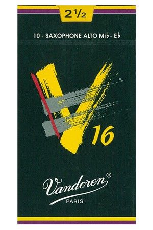 送料無料！Vandoren/バンドーレン V16 アルトサックス用リード/硬さ2 1/2