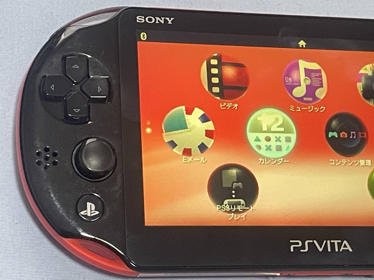 SONY PSVITA PCH-2000 red * black body the first period . ending present condition goods 